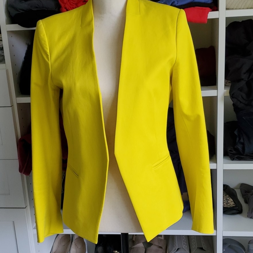 Theory lanai stretch cotton blazer